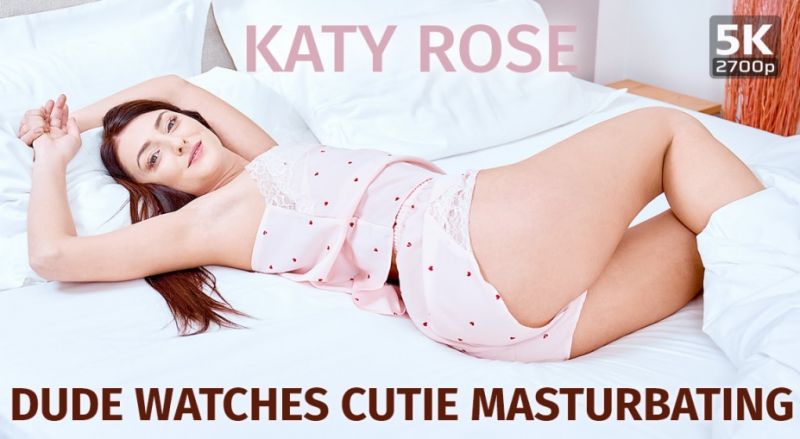 Dude Watches Cutie Masturbating - VR Porn Video - Katy Rose