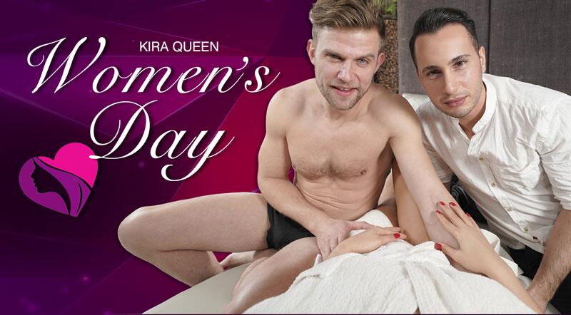 Women's Day - VR Porn Video - Kira Queen, Raul Costa